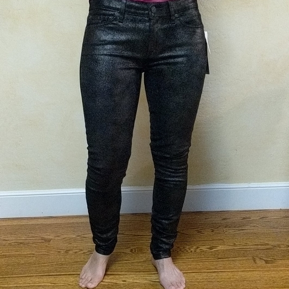 7 Skinny Jeans in Moonrock Black, NWT, size 29 - Picture 3 of 3
